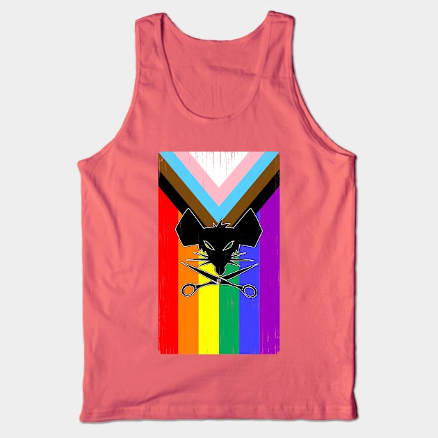 Good Rats Pride and Progress (distressed) Tank Top by ianscott76